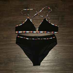 CupShe bikini size XL black